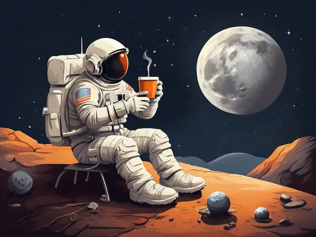 Cartel del evento Café Espacial Series